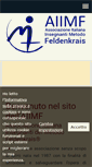 Mobile Screenshot of feldenkrais.it