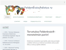 Tablet Screenshot of feldenkrais.fi